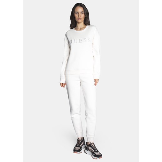 Spodnie dresowe damskie białe Guess Alene Guess M promocyjna cena Sneaker Peeker