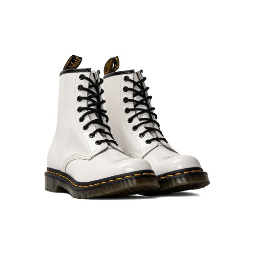 Glany damskie białe Dr. Martens 1460 Patent Lamper Dr. Martens 41 Sneaker Peeker