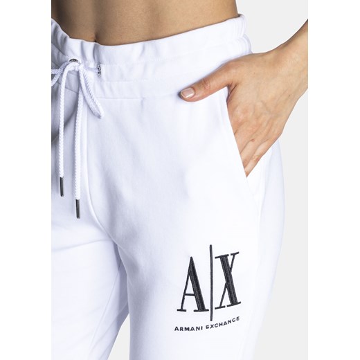Spodnie dresowe damskie białe Armani Exchange 8NYPCX YJ68Z 1000 Armani Exchange XS Sneaker Peeker