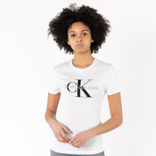 Koszulka damska Calvin Klein Core Monogram Logo (J20J207878-112) Calvin Klein S Sneaker Peeker