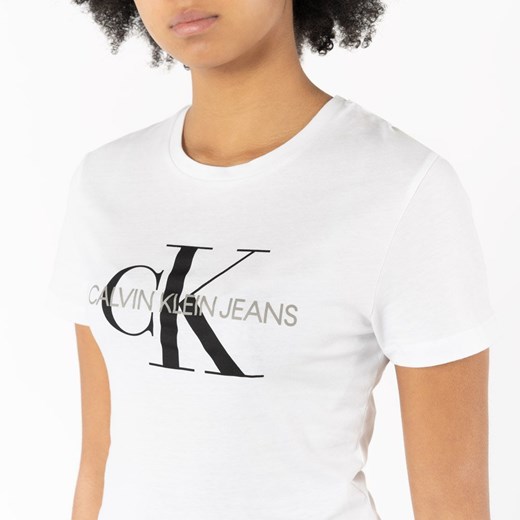 Koszulka damska Calvin Klein Core Monogram Logo (J20J207878-112) Calvin Klein L Sneaker Peeker