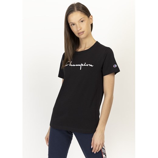 Koszulka damska Champion Script Logo Crew Neck T-Shirt (110992-KK001) Champion XS Sneaker Peeker