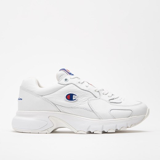 Buty sportowe damskie Champion Embroidered Logo Faux Leather (S10627-WW001) Champion 41 Sneaker Peeker