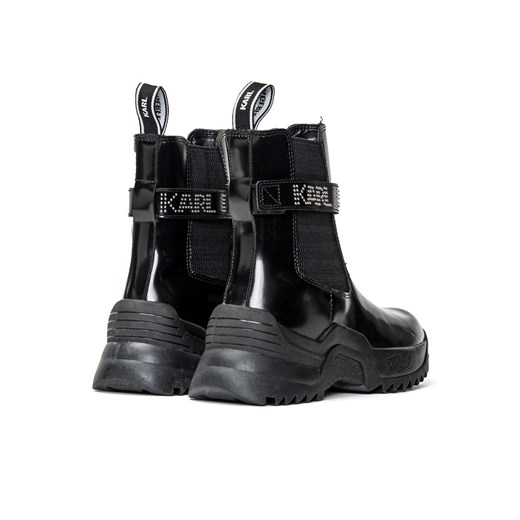 Sztyblety damskie czarne Karl Lagerfeld QUEST Gore Boot Mid Shine Karl Lagerfeld 36 Sneaker Peeker