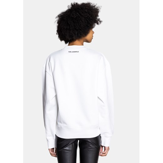 Bluza damska biała Karl Lagerfeld 216W1881-100 Karl Lagerfeld S Sneaker Peeker