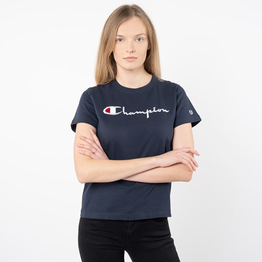 Koszulka damska Champion Script Logo Crew Neck T-Shirt (110992-585) Champion S Sneaker Peeker