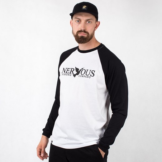 Koszulka LS Nervous Classic Black/ White Nervous XL California Skateshop