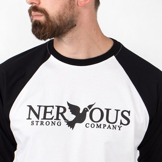 Koszulka LS Nervous Classic Black/ White Nervous XXL California Skateshop