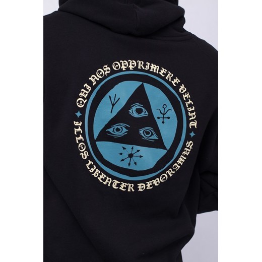 Bluza Welcome Hood Latin Talisman Black / Deep Teal Welcome M California Skateshop