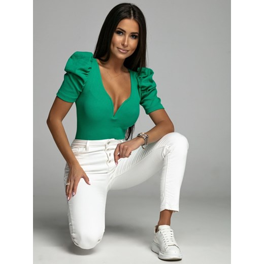 DOPASOWANA BLUZKA VAIANA III ZIELONA Infinityfashion.pl Uniwersalny Infinity