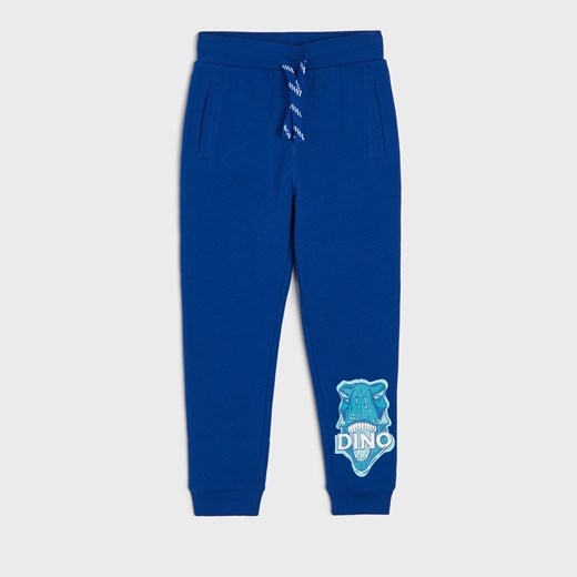 Sinsay - Spodnie dresowe jogger - Niebieski Sinsay 134 Sinsay