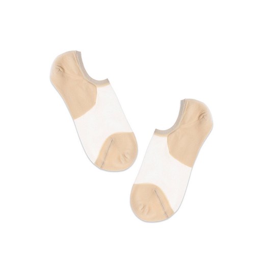 Skarpetki bawełniane damskie beżowe, Kolor beżowy, Rozmiar 39-41, Conte ze sklepu Intymna w kategorii Skarpetki damskie - zdjęcie 134055024