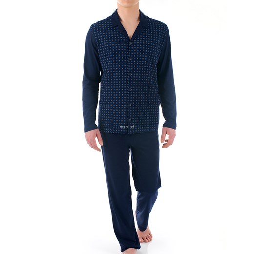 piżama męska - "różne kolory" moraj czarny bluzka