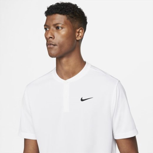 Męska koszulka polo do tenisa NikeCourt Dri-FIT - Biel Nike M Nike poland