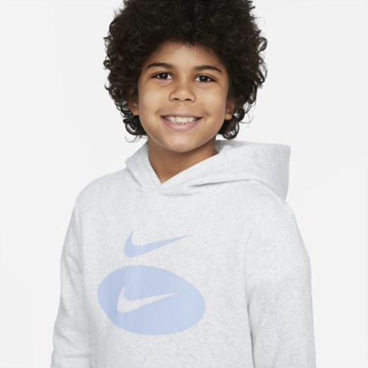 Bluza z kapturem dla dużych dzieci (chłopców) Nike Sportswear - Brązowy Nike M Nike poland
