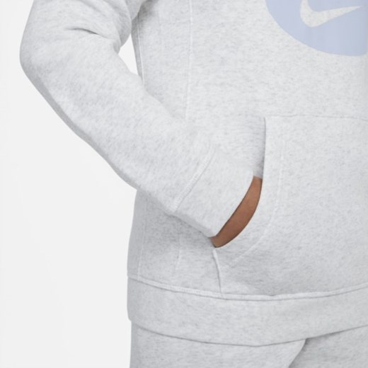 Bluza z kapturem dla dużych dzieci (chłopców) Nike Sportswear - Brązowy Nike S Nike poland