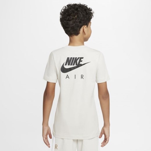 T-shirt dla dużych dzieci (chłopców) Nike Air - Szary Nike M Nike poland