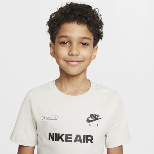 T-shirt dla dużych dzieci (chłopców) Nike Air - Szary Nike XL Nike poland