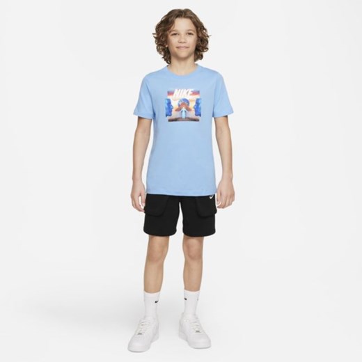T-shirt dla dużych dzieci Nike Sportswear - Niebieski Nike L Nike poland