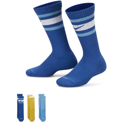 Dziecięce klasyczne skarpety Nike Everyday Plus Cushioned - Wielokolorowe Nike M Nike poland