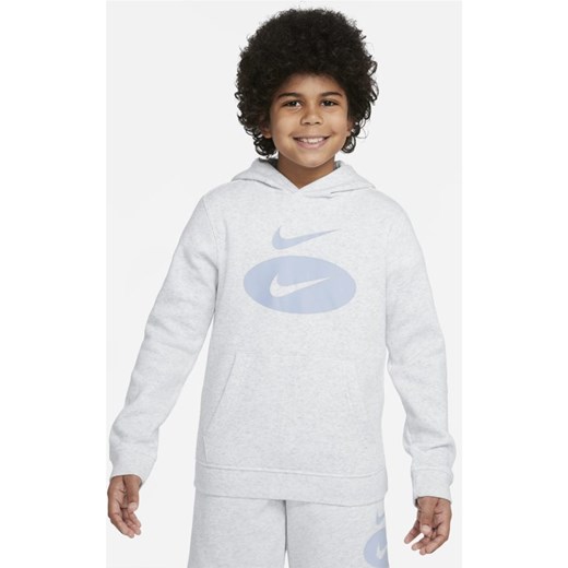 Bluza z kapturem dla dużych dzieci (chłopców) Nike Sportswear - Brązowy Nike XL Nike poland