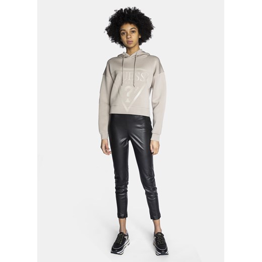 Bluza z kapturem damska beżowa Guess Alisa Regular Fit Guess M Sneaker Peeker
