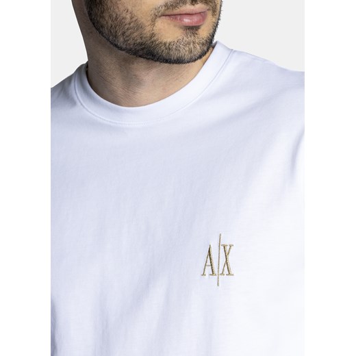 Koszulka męska biała Armani Exchange 8NZTPW ZJ8YZ 1100 Armani Exchange M Sneaker Peeker okazyjna cena
