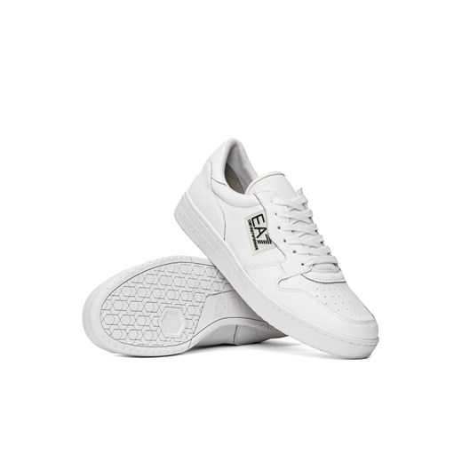 Sneakersy męskie białe EA7 Emporio Armani X8X086 XK221 Q233 Emporio Armani 46 Sneaker Peeker
