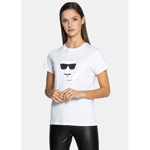 Koszulka damska Karl Lagerfeld Ikonik Choupette (210W1723-100) Karl Lagerfeld S Sneaker Peeker