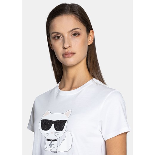 Koszulka damska Karl Lagerfeld Ikonik Choupette (210W1723-100) Karl Lagerfeld S Sneaker Peeker