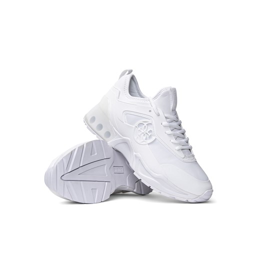 Sneakersy damskie białe Guess Teckie Guess 36 okazyjna cena Sneaker Peeker