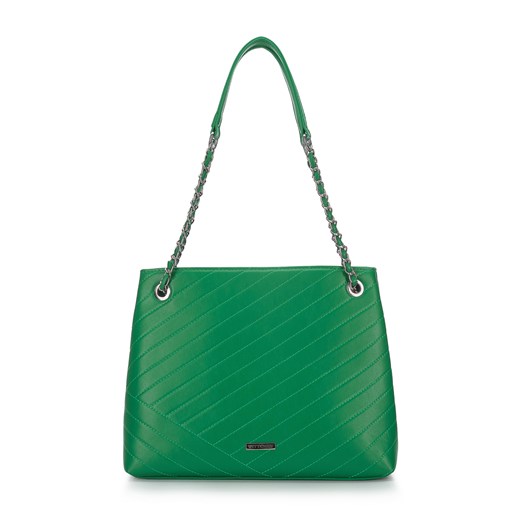 Shopper bag WITTCHEN zielona mieszcząca a8 matowa 
