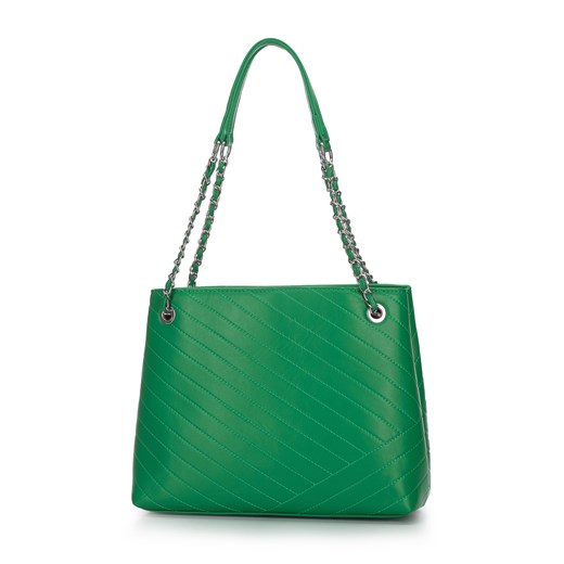 Shopper bag WITTCHEN zielona ze skóry ekologicznej matowa 