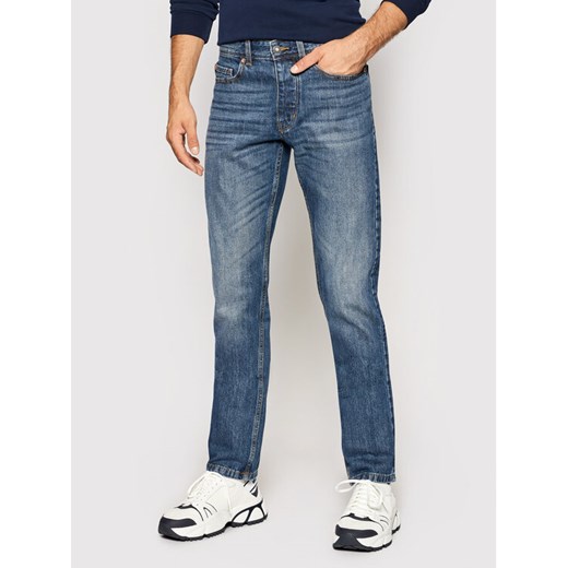 Jeansy 4AW757B88 Niebieski Regular Fit United Colors Of Benetton 32 okazja MODIVO