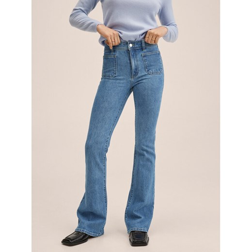 Jeansy Valen 27042508 Niebieski Regular Fit Mango 34 MODIVO