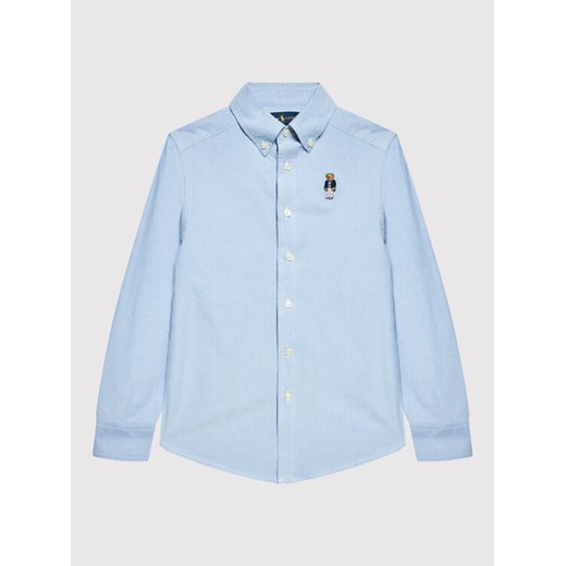 Koszula 323858907001 Niebieski Regular Fit Polo Ralph Lauren S MODIVO