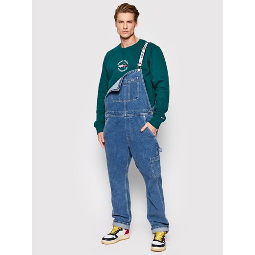 Ogrodniczki Carp Denim DM0DM12090 Niebieski Relaxed Fit Tommy Jeans M MODIVO