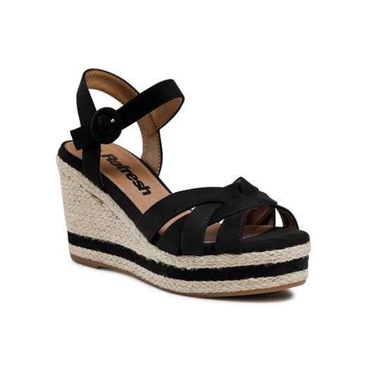 Espadryle 72636 Czarny Refresh 40 wyprzedaż MODIVO