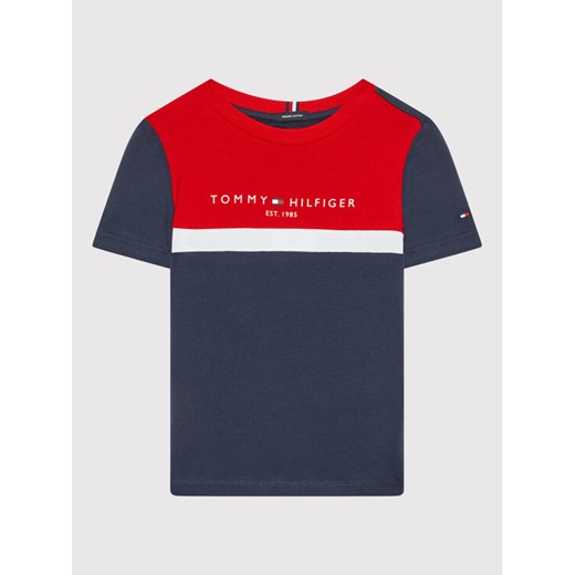 T-Shirt Essential KB0KB06851 D Granatowy Regular Fit Tommy Hilfiger 16Y promocja MODIVO