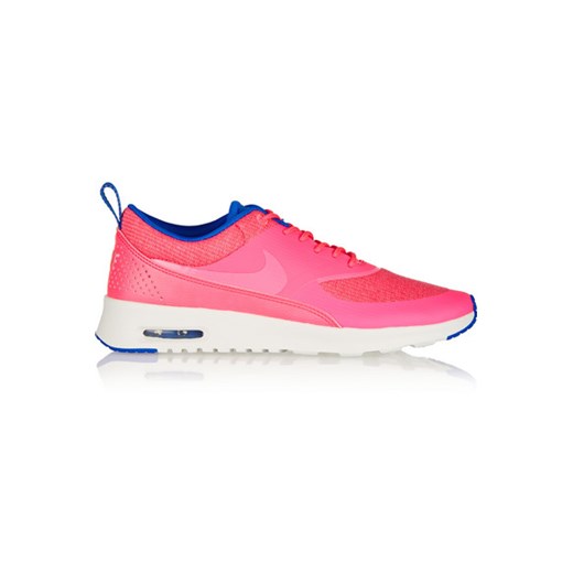 Air Max Thea Premium coated-mesh and leather sneakers net-a-porter rozowy skórzane
