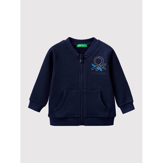 Bluza 3J70C5976 Granatowy Regular Fit United Colors Of Benetton 98 MODIVO promocyjna cena