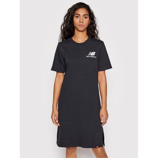 Sukienka codzienna Essentials WD21502 Czarny Relaxed Fit New Balance M MODIVO