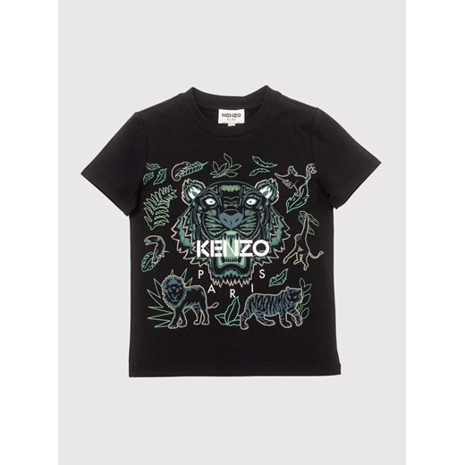 T-Shirt K25171 Czarny Regular Fit Kenzo Kids 12Y okazja MODIVO