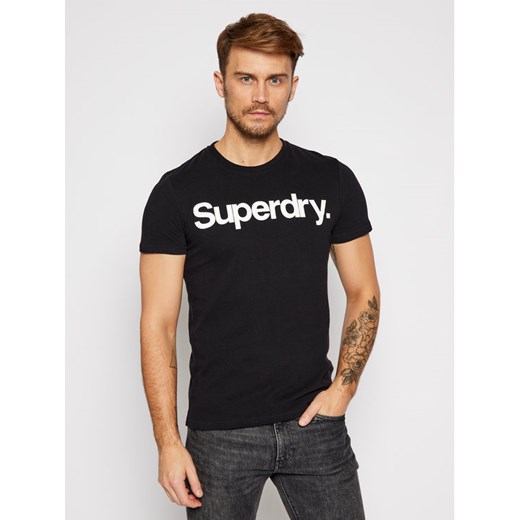 T-Shirt Cl Ns M1010248A Czarny Regular Fit Superdry XXL promocja MODIVO