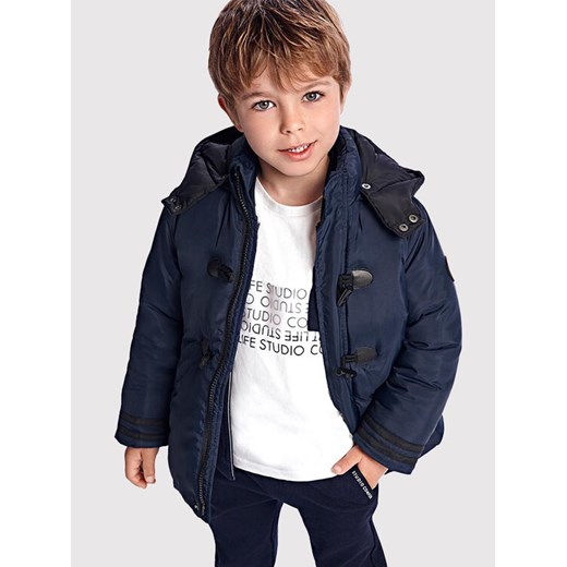Kurtka puchowa 4418 Granatowy Regular Fit Mayoral 8Y MODIVO okazyjna cena
