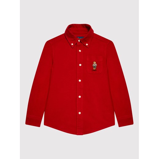 Koszula 322853501002 Czerwony Regular Fit Polo Ralph Lauren 7Y MODIVO promocja