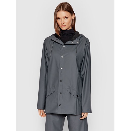 Kurtka przeciwdeszczowa Unisex 1201 Szary Regular Fit Rains XS_S MODIVO wyprzedaż