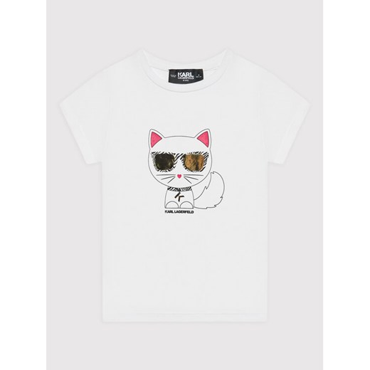 T-Shirt Z15354 M Biały Regular Fit Karl Lagerfeld 5Y MODIVO
