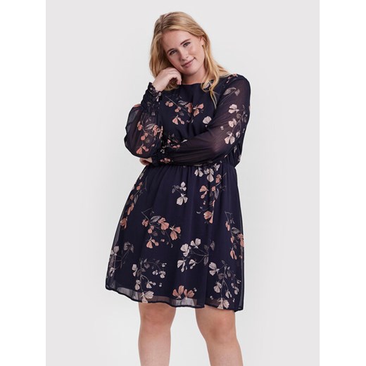 Sukienka letnia Nilla 10264821 Granatowy Regular Fit 48 wyprzedaż MODIVO