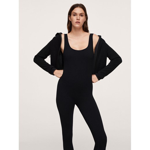 Kombinezon Renee 17066312 Czarne rodowanie Slim Fit Mango S MODIVO